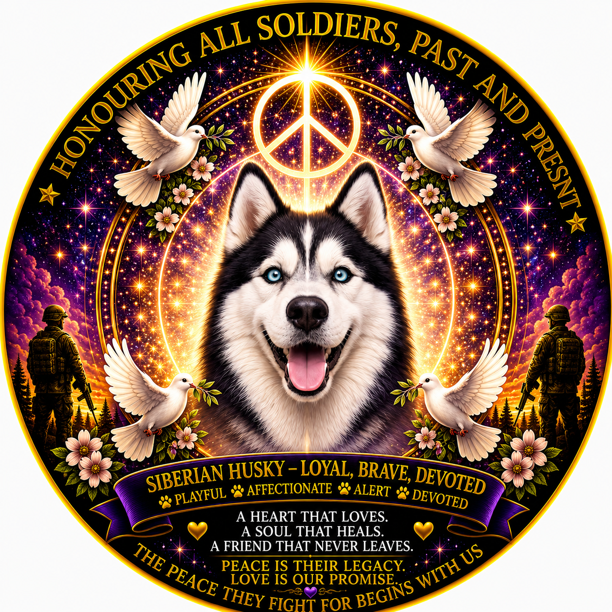 Siberian Husky artwork